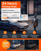 Vantrue N5 4 Channel WiFi 360° All Sides Dash Cam, STARVIS 2, IR Night Vision, 2.7K+1080P*3 Front Rear Inside Dashcam, Voice Control, GPS, 24 Hours Buffered Parking Mode Dash Camera, 512GB Max (N5)