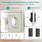Keyless Entry Door Lock Deadbolt,Upgraded Electronic Deadbolt Smart Lock with Tuya App Control & 4 Keys,High Security Smart Lock,Digital Keypad Door Locks,One-time Code, Auto-Locking,Easy to Install