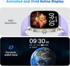 Pedometer Watch No APP/Phone Required, Waterproof Fitness Tracker Watch with Heart Rate Monitor, Large Screen with Pedometer, Sleep Tracking, Calories & Step Counter, Smart Watches for Women Men