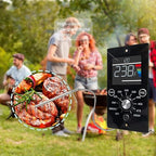 Upgrade Digital Control Board Kit Compatible with Pit Boss Tabletop Wood Pellet Grills Mahogany 150PPS BBQ Replacement Control Panel Temperature Controller with RTD Temperature Sensor Probe