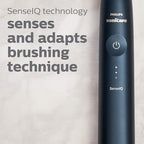 Philips Sonicare DiamondClean Prestige 9900 Rechargeable Electric Toothbrush with SenseIQ, 5 Premium All-in-One Brush Heads, Plaque Removal, Gum Care, Whitening, Midnight, BD9002AZ