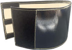 Xinhan (Silver,Black) Aluminum and Fiberglasss Heat Shielding Universal Starter Heat Shield 7 X 24in and 5.5 x 17in Wrap Self Attaching (Black, 7IN x 24IN)