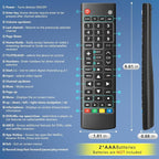 Universal-TV-Remote-Control for Samsung, LG, Hisense, TCL, Sony, Vizio, Onn, Toshiba, Philips and More DVD, Blu ray Player, Soundbar Devices