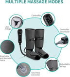 Nekteck Leg Compression Massager for Circulation and Relaxation, FSA Eligible Foot and Calf Massage Machine 2 Modes 3 Intensities with Hand-held Controller for Pain Relief, HSA Adjustable Leg Wraps