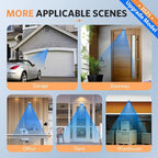 Driveway Alarm Motion Sensor - Driveway Alarms Wireless Outside Weatherproof Motion Detector Presence Outdoor Detector Door Home Security System Gate Mailbox Alert 1 Receiver and 2 Sensors