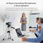 NEARITY V30S 4K Video Conference Camera with Microphone, 120° FOV/3X Digital Zoom, All in One Conference Room Webcam, Dual Mics, Video Conferencing System for Business Meetings/Smartboard