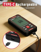 KAIWEETS EMF Detector, 3-in-1 Handheld EMF Meter Detects EF, RF, MF, WiFi Signal, Rechargeable Radiation Detector with 3 Color Backlight and Sound Alarm, Suitable for Home, Office, Ghost Hunting