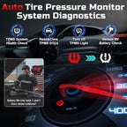 XTOOL TP150 TPMS Programming Tool, Universal TPMS Relearn/Reset/Activate Tool(315/433MHz), Tire Sensor Programmer for XTOOL TS100 Only, Tire Pressure Monitoring System Diagnostic Tool