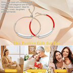 Smart Bracelet for Women, Jewelry Fitness Tracker with 2 Bands, Heart Rate & SpO₂ Monitor, Stress & Sleep Tracking, Step & Calorie Counter, 5ATM Waterproof for iOS & Android, No Subscription, Silver
