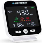AirKnight Monitoring CO2 Monitor Indoor with Bonus Humidity & Temperature Readings | Carbon Dioxide Meter, Homebrewing - Carbon Dioxide Detector, Portable CO2 Detector, CO2 Meter Indoor, CO2 Sensor