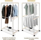 Uten Clothes Dryer Machine, Laundry Drying Wardrobe with Timer, Electric Clothes Drying Rack and Dryer for Apartments, Home
