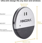 Window Alarm Sensors 4 Pack, Glass Break Sensor 130DB Loud Window Vibration Alarms, Burglar Intruder Entry Detector for Indoor Home Office Apartment & RV Security