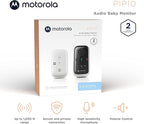 Motorola Nursery Baby Monitor, 1000ft Range PIP10 Audio Only, No WiFi Needed, Cry Detection, Alert Light, Portable Parent Unit for Easy Monitoring