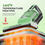 MYUAKO Mattress Vacuum Cleaner Bed Vacuum Versatile Handheld Vacuums with 500W 18Kpa Power Suction & 253.7nm U-V-C Light & Heating Tech & 30000 RPM/Min Brush Roll Rotation Corded