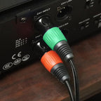 SiYear USB C to Dual XLR Male Audio Cable, Type C to 2 XLR Male Adapter Stereo Power Amplifier Cable for Connecting Smartphones USB C to Active Speaker, Laptops,Mixer Console（3.3FT/1M