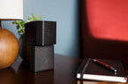 Pure Resonance Audio MC2.5B Dual 2.5” Swiveling Surround Sound Mini Cube Speaker (Pair, Black) (Without Brackets)
