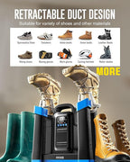 POPCHOSE Heavy-Duty Boot Dryer, Upgraded Shoe Dryer Helps Reduce Odor, Glove & Boot Warmer, Silent & Adjustable Timer