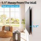85 86 98 100 inch Heavy Duty TV Wall Mount for 55-120 inch Large TVs up to 220 LBS & 900x600mm Vesa, Ultra Slim Fixed TV Mount, Low-Profile TVS Bracket, 16" 24" 32" Wood Stud, Fit Most 65+ 75+ 120 TVs