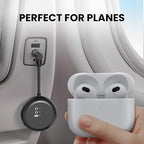 Avantree SoundJet R1 – 25Hr Airplane Bluetooth Adapter for All AirPods (Pro/Max) with Qualcomm Chipset & aptX Adaptive, Wireless Audio Transmitter for Flight Travel, Works with Bose & Other Headphones