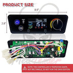 PID Trapezoidal Multifunctional Control Board Replacement for Pit Boss Pellet Grill for Lexington 540, Classic 700, Austin XL 1000, Matte Black 440FB1