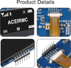 ACEIRMC 2.42 inch 128x64 OLED LCD Display Module SSD1309 7 Pin SPI/IIC I2C Serial Interface for Arduino UNO R3 (White)