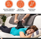 Body Sport Therapeutic Dual Speed Professional Vibrating Massager for Pain & Aching Muscle Relief – High-Powered, Effective, Chiropractic Myofascial Release Tool