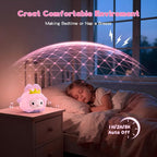 Baby Sound Machine, 20 Soothing Sounds White Nosie for Sleeping, Rechargeable Night Light with Speaker, 3 Brightness Levels Remote and Tap Control, Nursey Lamp for Baby, Kids Bed Room (Bunny)