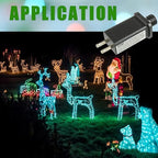 SIGANDG 24V 6W LED Transformer Replacement Class 2 Power Supply for Christmas String Light Inflatable Decorations LED Controller IP44 Waterproof Low Voltage