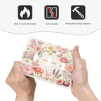 Bvtewkhz Floral Plant Watercolor Flowers 3 Gang Triple Toggle Decorative Outlet Covers Light Switch Plate Electrical Receptacle Switchplate For Bathroom Kitchen Bedroom