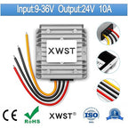 DC DC Stabilizer 9V-36V to 24V Boost Buck Converter Power Supply 10A 240W Waterproof Voltage Regulator Auto Step Up Down 24V Volt Transformer Module