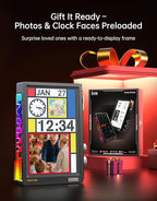 Divoom TimesFrame – 10.1" WiFi 6 Digital Picture Frame & Smart Desk Display, No Subscription | 64GB | Send Photos, Videos & AI Styles + Live Widgets (Weather, Calendar, etc)–Perfect Personalized Gift