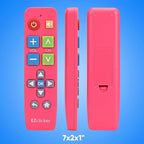 Samsung Replacement TV Remote Compatible with Samsung TV's ONLY (Pink) Big Button TV Remote Control, Simplified and Easy to Use (2xAAA Batteries not Included)