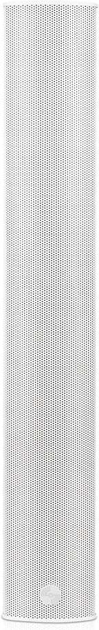 Sound Town Weatherproof Compact Aluminum Line Array Column Speaker with Wall Mount Bracket, 6 x 3 Woofers, 4 x 1.2 Dome Tweeters, White, for Church, Indoor & Outdoor Installation (CARPO-M64W)