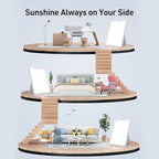 sympa Light Therapy Lamp, Sun Lamp with 10000 Lux, Happy Mood Lamp with Adjustable Brightness, Memory Function & 30 Minute Timer & Rotatable Stand, for Home Office Traveling