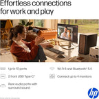 HP 2025 OmniDesk M03 Premium Business Next Gen AI Desktop Computer Intel Core Ultra 5 225(Up to 4.9GHz), 16GB DDR5 RAM, 256GB PCIe SSD,+ 1TB HDD Wi-Fi 6, HDMI, DP, 2-Monitor Support 4K, Windows 11