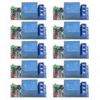 XINGYHENG 10PCS One Channel Relay Module 12V Low Level Trigger Expansion Plate Load Controlled Switch Module for Industrial Automation Process