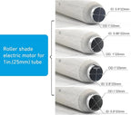 Rollerhouse RTS 12V DC Radio Controlled Tubular Motors for Electric Mini Roller Blind Compatible 1”(25mm) and 1-1/8”(28mm) Roller Shades