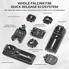 FALCAM F38 Camera Quick Release Plate Compatible with Camera Clip V3 and F38 Backpack Clip (Plate Only) - 2465
