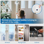 Daytech Wireless Door Chime Alarm System - 800ft Long Range, 20 Melodies, 5 Volume Levels, 3 Sensors + 1 Receiver for Business, Home & Office Entry Alerts