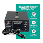 LiteFuze 3000 Watt Japan Voltage Converter Transformer Step Up/Down - 100v to 120v / 120v to 100v Japanese Power Converter - Fully Grounded Cord CE Certified