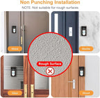 No Drill Adhesive Video Doorbell Mount Compatible for Ring/Blink Video Doorbell, Not Block Doorbell Sensor, QIBOX Anti-Theft Camera Mount Bracket Cover Holder