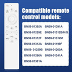 for Samsung tv Remote Solar Voice Replacement for Samsung Frame TV Remote BN59-01391A Compatible with Samsung Remote Control for Samsung Smart TVs Crystal QLED HD 4K 8K, White