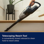 Electrolux WellQ7 Cordless 2-in-1 Vacuum with High Suction Power and 5-Step Filtration System, 50-Minute Run Time, 2 Power Modes, Denim Blue