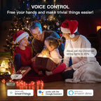 TREATLIFE Smart Dimmer Plug Outdoor Smart Plug Works with Alexa and Google Home, Light Dimmer APP Remote Control, Max Power 400W, IP44 for Dimmable Outdoor String Lights, Floor Lamp, Table Lamp