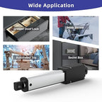 0.5 Inch 9lbs Mini Stroke 12V Electric Linear Actuator 0.6"/sec Linear Motion Actuator with Brackets for Cabinets, Robotics, Home Automation, Window Opener(40N, 10mm)
