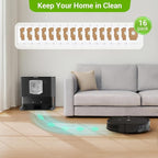 Bluevisk 16 Pack Plus 405 Combo Dust Bags for Roomba Essential Q0520/Plus 405 Combo/Plus 505 Combo/Plus 504 Vac/Y0140 Combo/Y0110/Q0120/Q011/104 Combo/105 Combo/105 Vac/Max 705 Vac/205 Vac Dust Bag