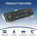DICMIC A/C Heater Climate Control Module Compatible with 2001-2002 Honda Accord Replace# 79600-S84-A21ZA