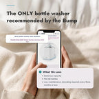 Papablic Bottle Washer Pro, Baby Bottle Washer & Sterilizer & Dryer, 4-in-1 Bottle Washer Sanitizer for Bottles, Pump Parts, & Baby Essentials - Quick & Clean with 60 Detergent Tablets, White