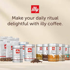 illy Whole Bean Coffee, India Single Origin Dark Roast, 100% Arabica, Premium Italian Coffee, Ideal for Espresso, Drip, Moka and French Press Brewing, 8.8oz, 6 Pack