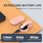 Remote Control Page Turner for Kindle Paperwhite Oasis Kobo eReaders,Kindle Clicker Page Turner Accessories for iPhone,iPad, Android Tablets Reading Novels,Camera Video Record&Shutter Selfie (Pink)